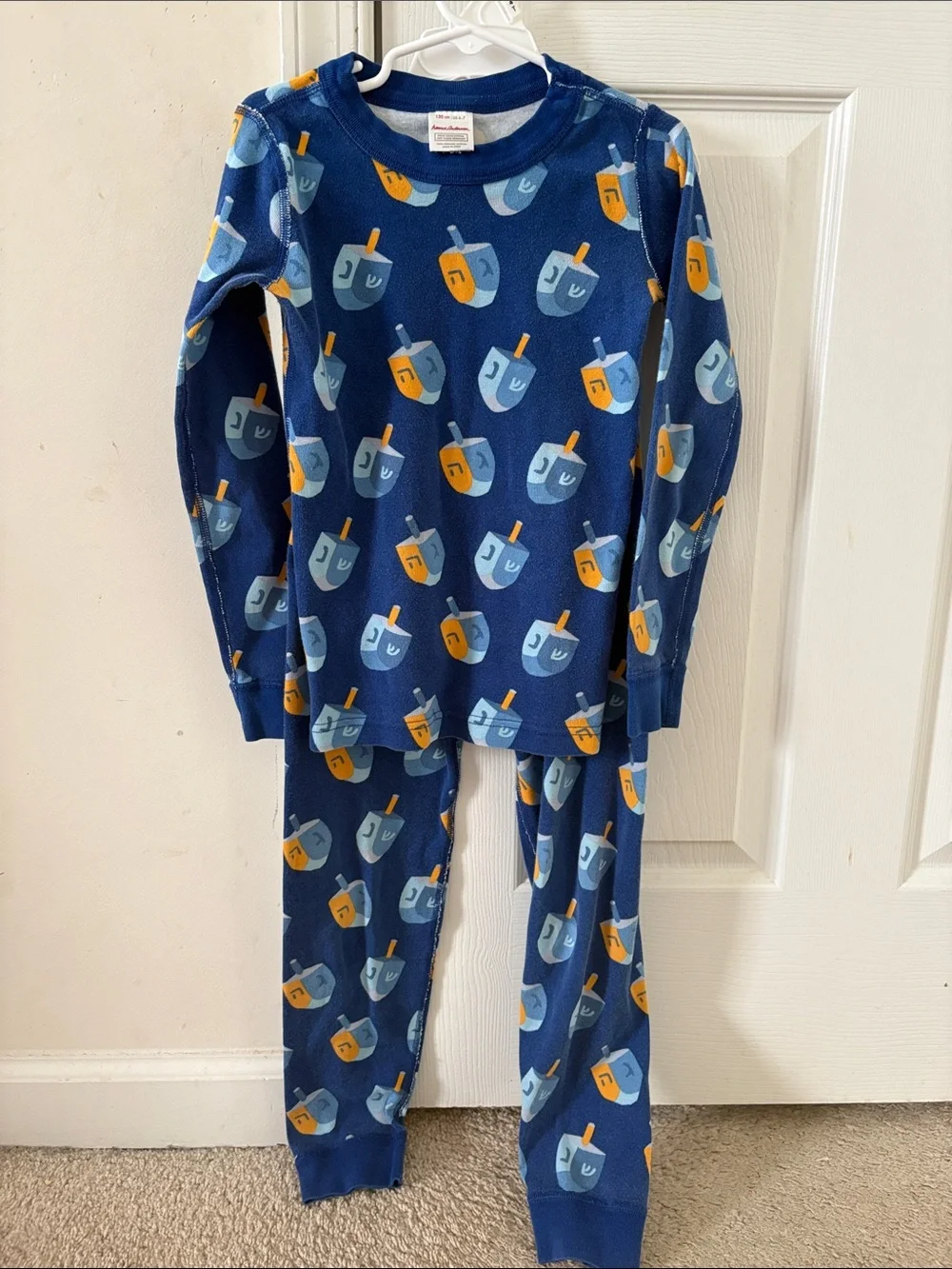 Hanna Andersson Dreidel Hanukkah Pajama Set